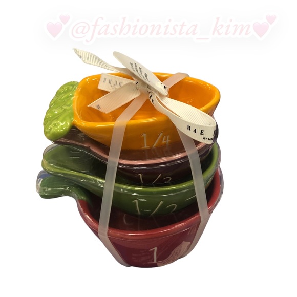 Rae Dunn vegetables measuring cups NEW - Picture 6 of 14